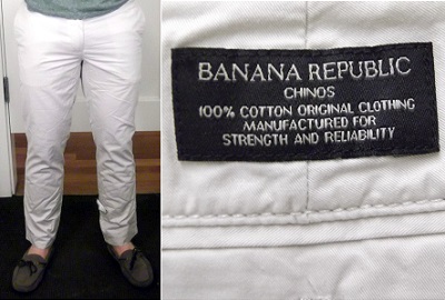 Banana Republic Aiden Slim Lightweight Chino | 10 Pairs of Pants Cool Enough for Summer on Dappered.com