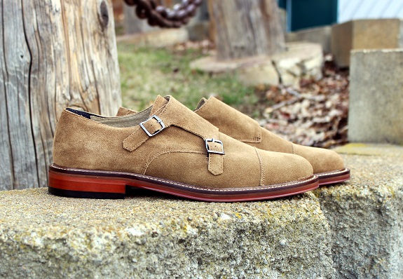 In Review: The $60 Banana Republic Marden Suede Double Monk Shoe | Dappered.com