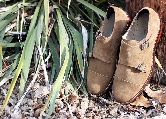 In Review: The $60 Banana Republic Marden Suede Double Monk Shoe | Dappered.com
