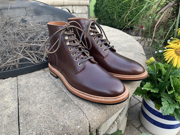Grant Stone Diesel Boot in Crimson Chromexcel