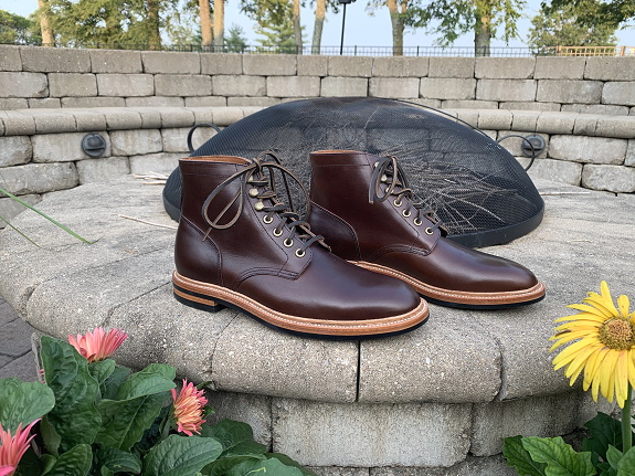 Grant Stone Diesel Boot in Crimson Chromexcel
