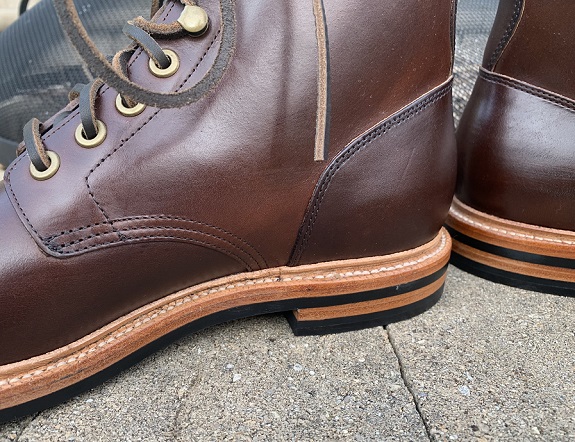 Grant Stone Diesel Boot in Crimson Chromexcel