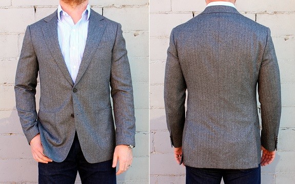 In Review: The Spier & Mackay 90% wool / 10% Cashmere Herringbone Sportcoat | Dappered.com