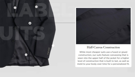 Spier and Mackay Red Label Half Canvas Suits