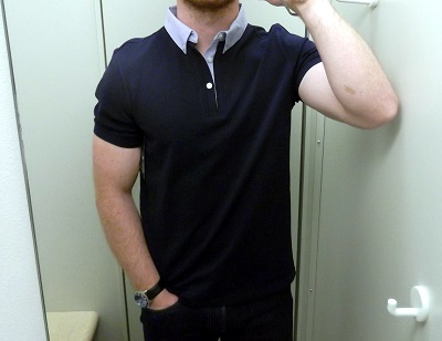 Target Mossimo Slim Fit Chambray Collar Button Down | Polopalooza: The Best Looking Affordable Polos of 2015 on Dappered