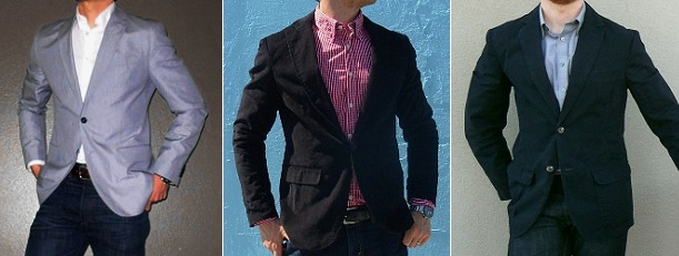 Uniform de blazer en jeans